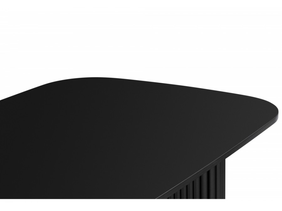 Бавария B 180 х 90 черная пленка шагрень / черный