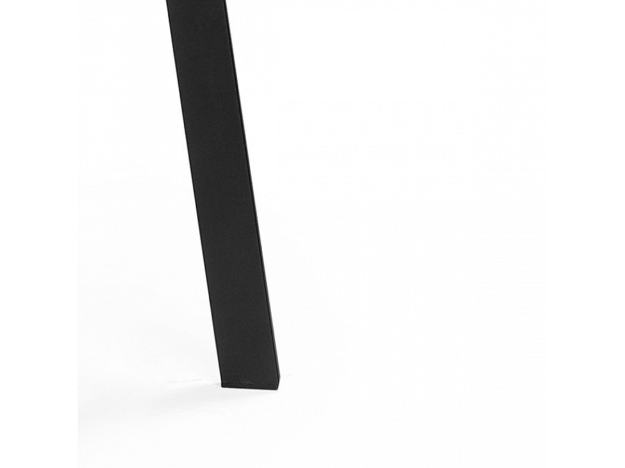 Стол деревянный Стол Тринити Лофт 120х60х75 25 мм дуб вотан / матовый черный