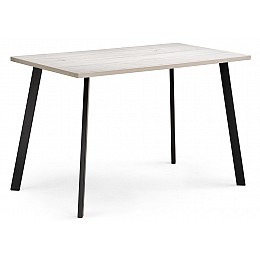 Стол деревянный Тринити Лофт 140x80x75 25 мм юта / черный матовый