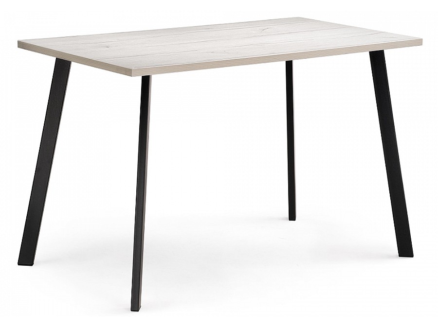 Стол деревянный Тринити Лофт 140x80x75 25 мм юта / черный матовый