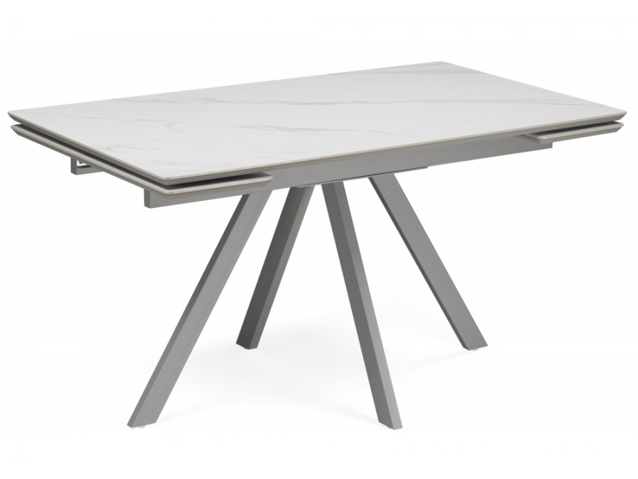 Вилли 140(200)х80 белый мрамор snow white / серый