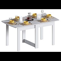Стол деревянный СтК4 161,5х86,5х78,5 белый