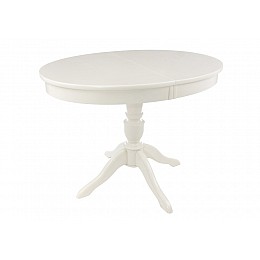 Стол деревянный Arno 106(141)х75х76 без патины / молочный