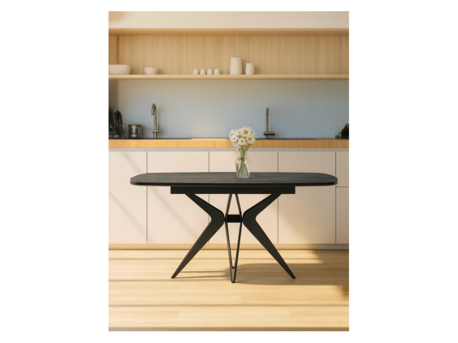 Риполь 140(180)х80 larka grey / черный