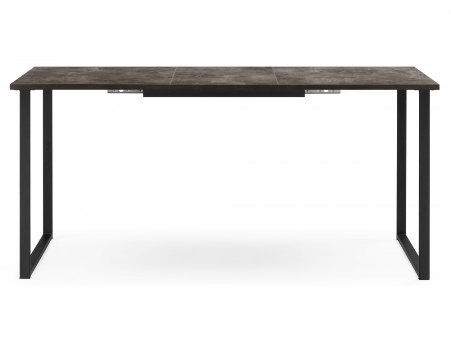 Лиман 117 (157) x 77 бетон темный / черный матовый