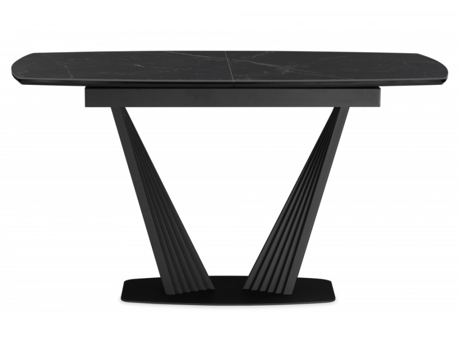 Вейл 160(205)х89 черный мрамор shakespeare black / черный