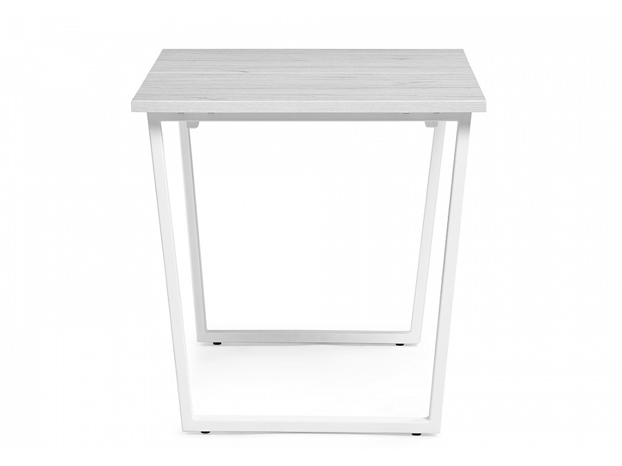 Стол деревянный Стол раскладной Лота Лофт 120(160)х75х75 25 мм юта / матовый белый