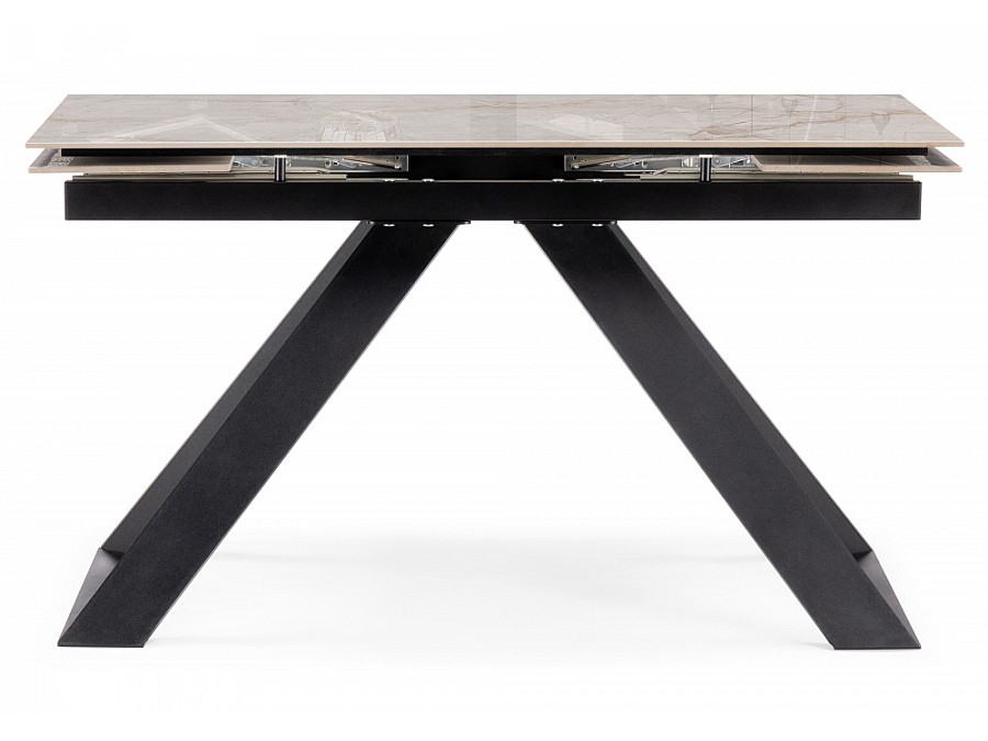 Керамический стол Гарднер 140(200)х80х76 temptation avorio / черный