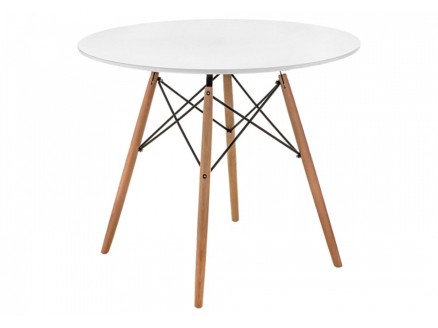 Стол деревянный Table 80х72 white / wood