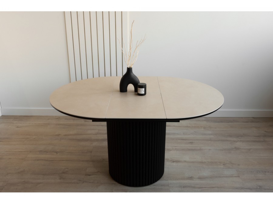 Стивен 100(140) okara light yellow / черный