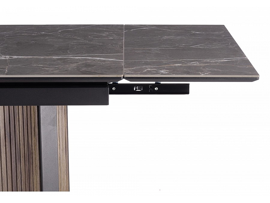 Саливан 180x90 черный кварц / дуб бомонд лофт