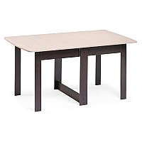 Стол деревянный СтК4 161,5х86,5х78,5 венге / дуб молочный