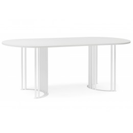 Хьюго О 200 х 90 белая шагрень пленка / белые ноги