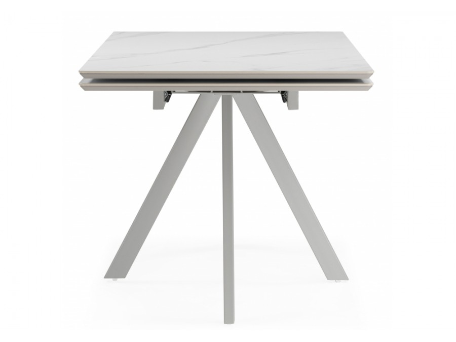 Вилли 140(200)х80 белый мрамор snow white / серый