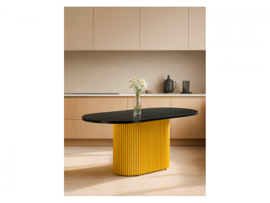 Барон О 200 х 90 черная пленка шагрень / золотые ноги