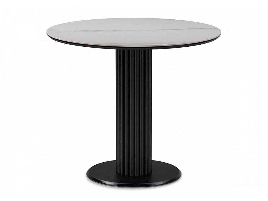 Кэмерон 90х90 белый мрамор snow white / черный