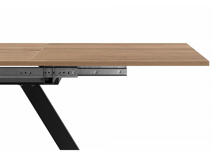 Keon 116(155,5)x77 раздвижной дуб табачный / черный