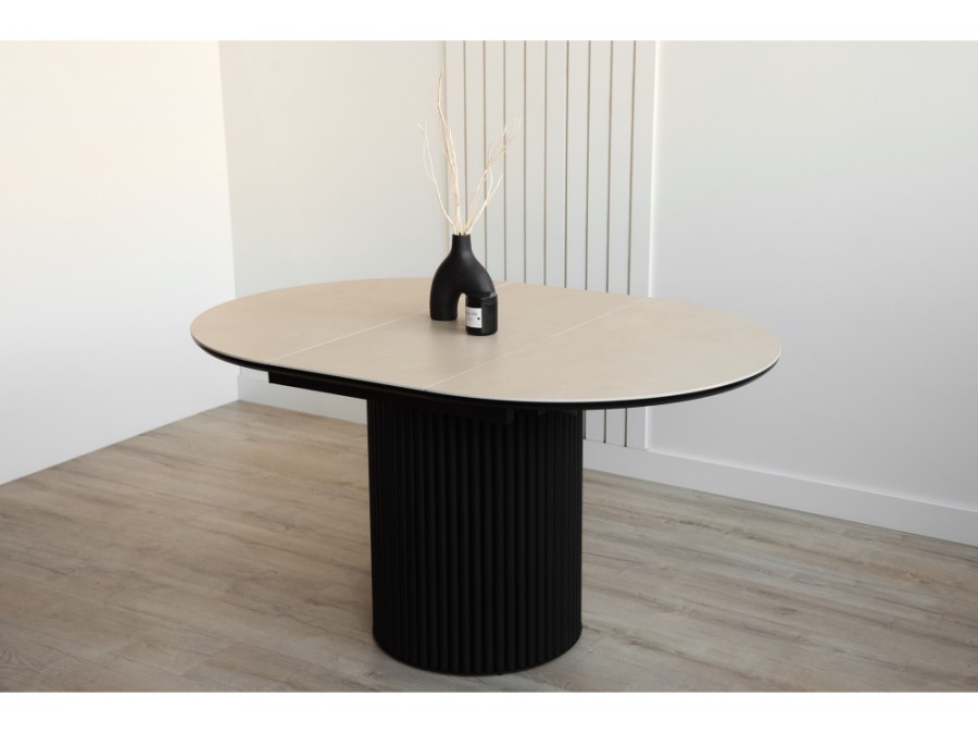 Стивен 100(140) okara light yellow / черный