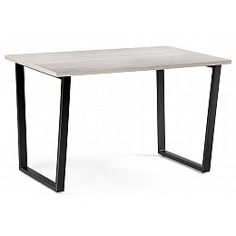 Стол деревянный Лота Лофт 140 25 мм юта / черный матовый