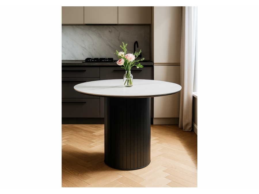 Гравент 90 белый мрамор snow white / черный