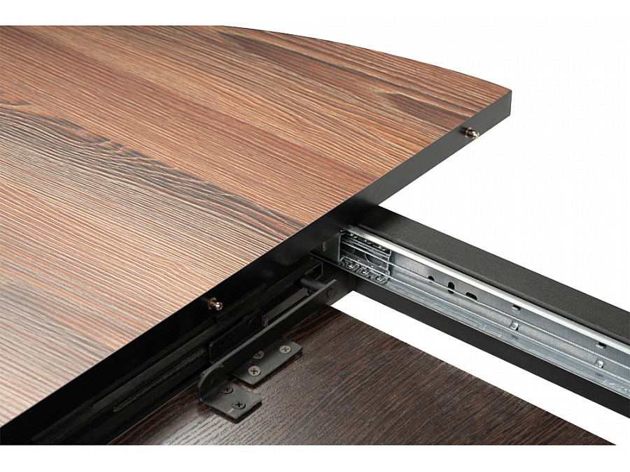 Стол деревянный Бетина 100(130)х100х75 дерево / черный