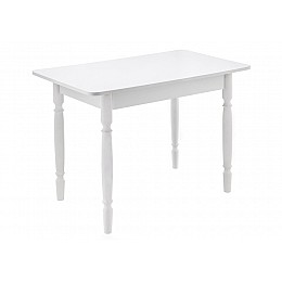 Стол деревянный Вуди 100х60х74 белый глянец