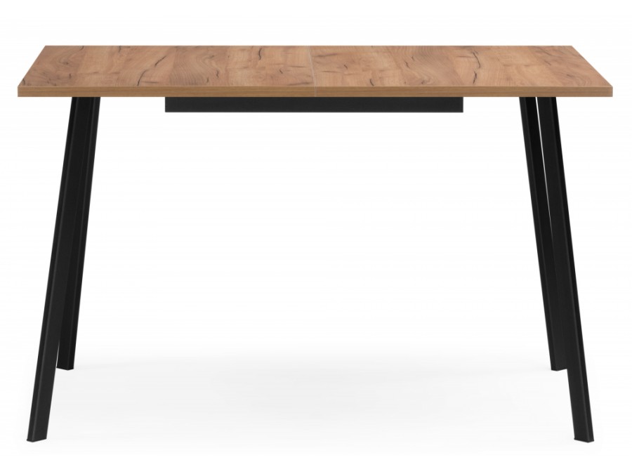 Кортни 117 (157) x 77 дуб крафт золотой / черный матовый