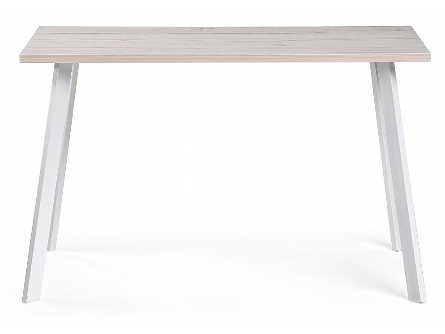 Стол деревянный Тринити Лофт 140x80x75 25 мм юта / белый матовый