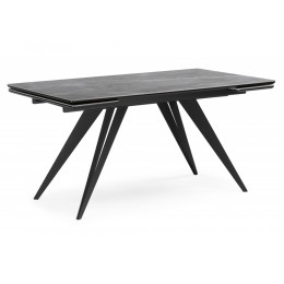 Дарвин 140(200)х80 серый мрамор larka grey / черный