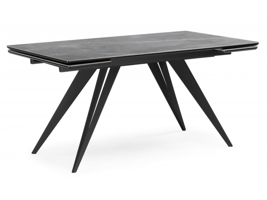 Дарвин 140(200)х80 серый мрамор larka grey / черный