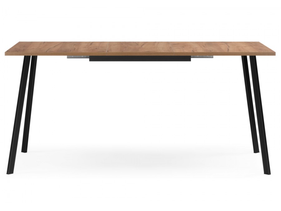 Кортни 117 (157) x 77 дуб крафт золотой / черный матовый