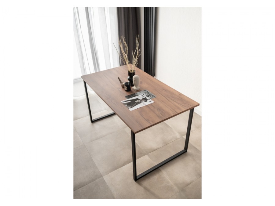 Лиман 140 х 80 дуб крафт табачный / черный матовый