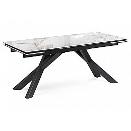 Керамический стол Хеме 180(240)х90х77 черный