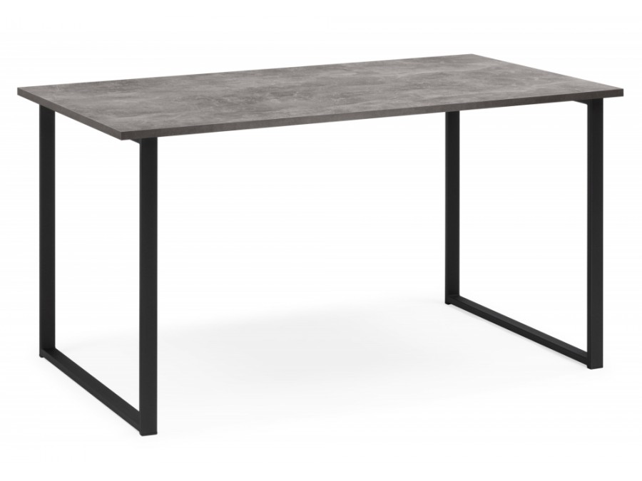 Лиман 117 х 77 бетон светлый / черный матовый