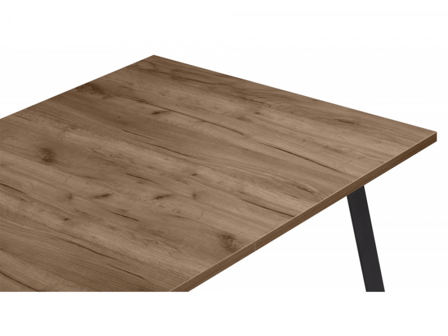 Кортни 117 (157) x 77 дуб крафт табачный / черный матовый