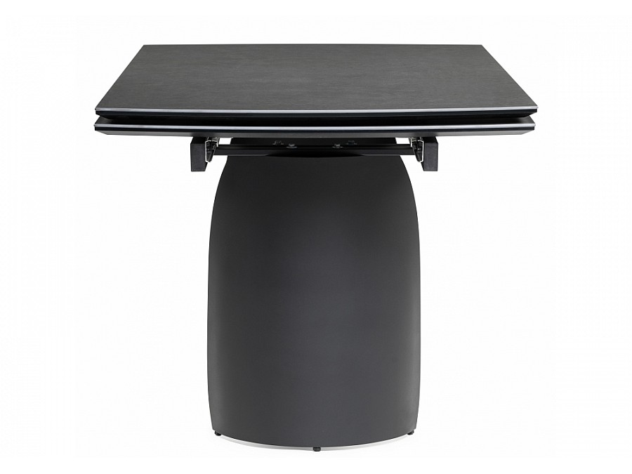 Керамический стол Готланд 160(220)х90х79 ink gray / черный