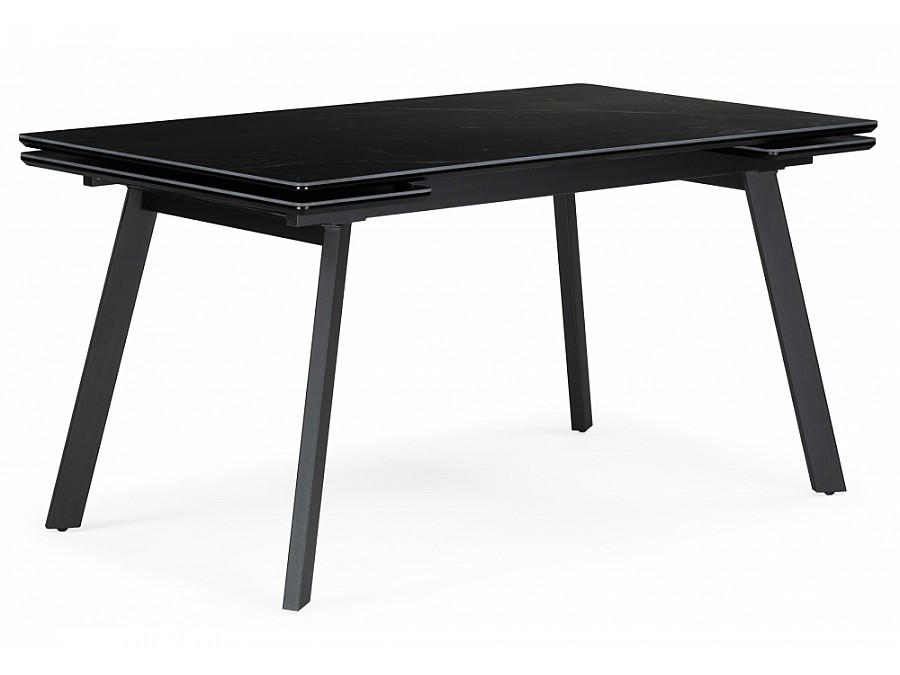 Норман 140(200)х80 черный мрамор shakespeare black / черный