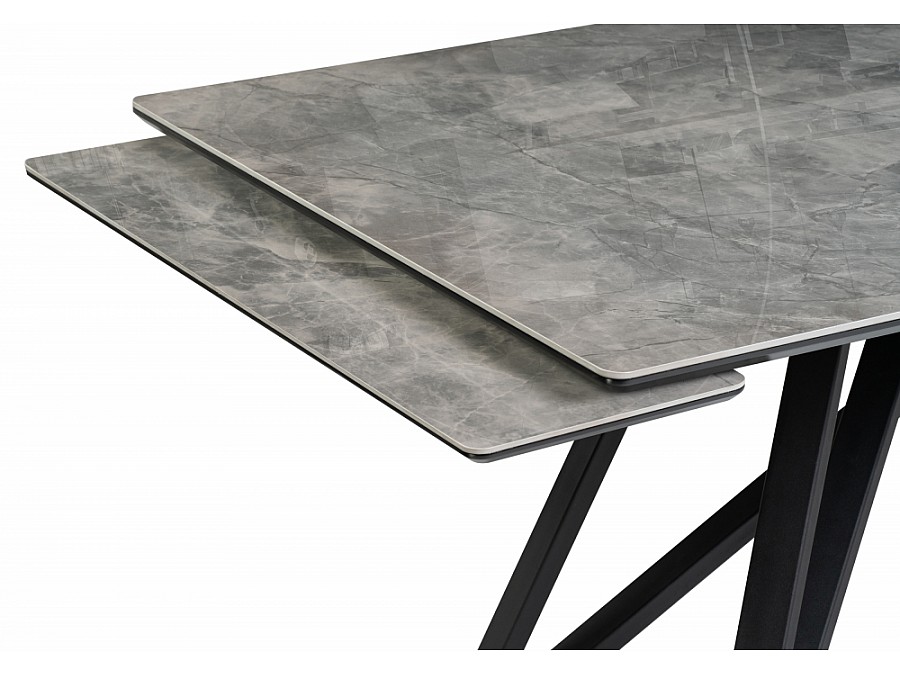 Вилсон 160(220)х89 серый мрамор baolai / черный