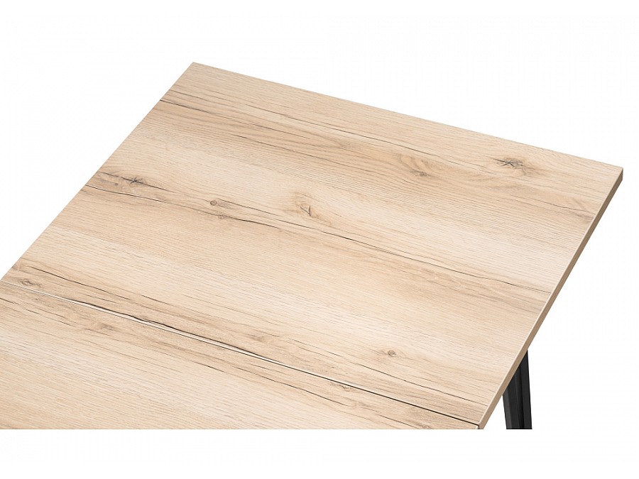 раскладной Денвер Лофт 120 25 мм дуб делано светлый / черный матовый