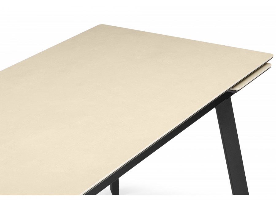 Норман 120(180)х80 okara light yellow / черный