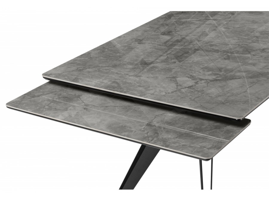 Дарвин 160(220)х89 серый мрамор baolai / черный