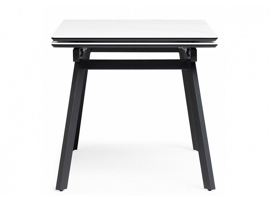 Норман 140(200)х80х75 белый мрамор alpin white / черный