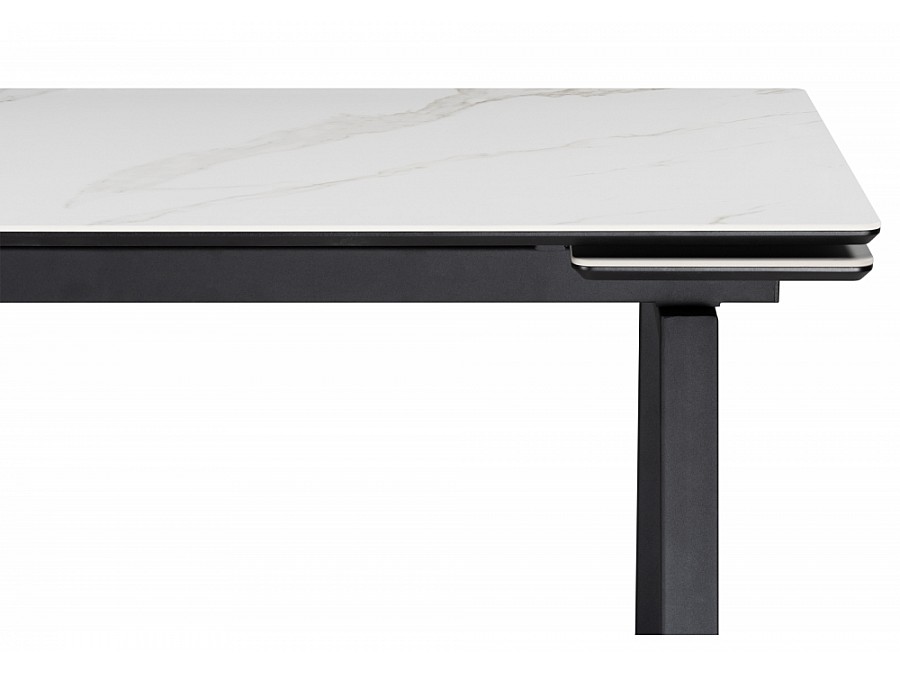 Джек 140(200)х80 белый мрамор alpin white / черный