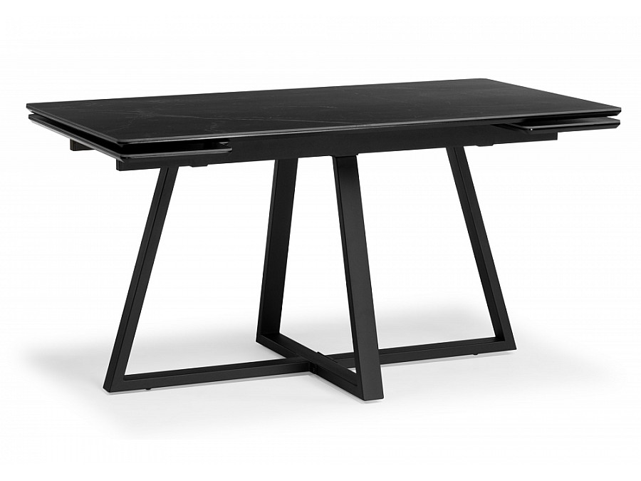 Памелла 140(200)х80 черный мрамор shakespeare black / черный