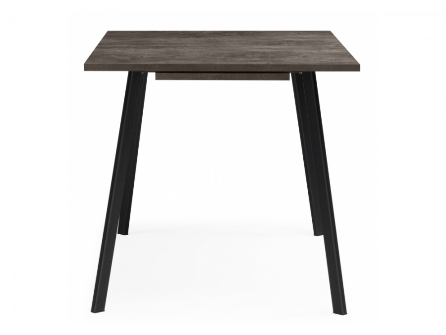 Кортни 117 (157) x 77 бетон темный / черный матовый