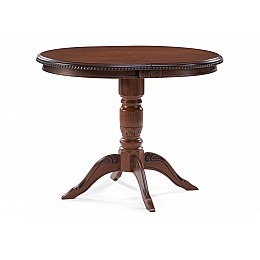 Стол деревянный Аллофан круглый миланский орех