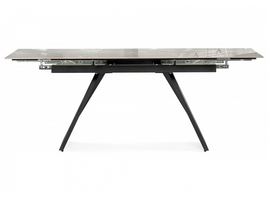 Керамический стол Хорсборо 140(200)х80х79 dyna fantasico grey / черный