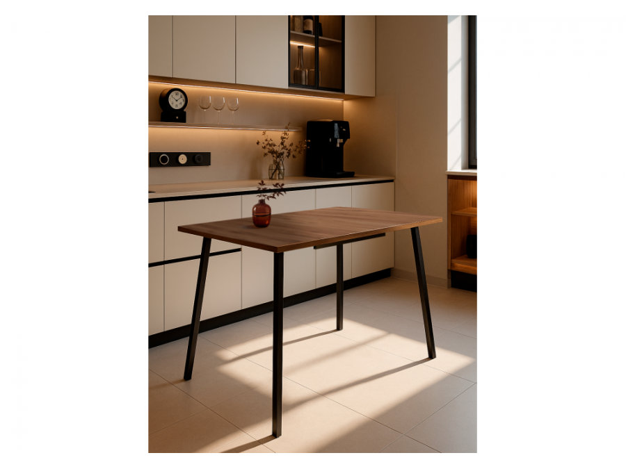 Кортни 117 (157) x 77 дуб крафт золотой / черный матовый