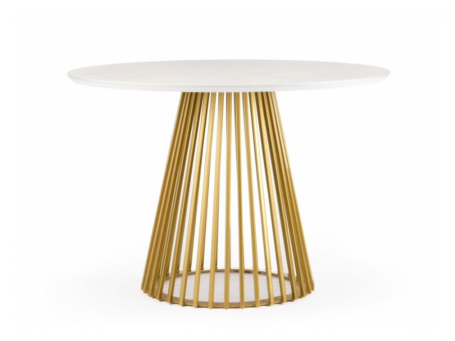 Нэнси 110 onyx bianco soft satin / золото