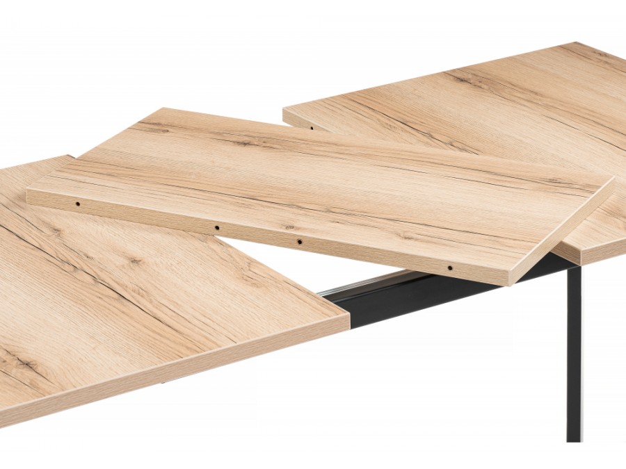 раскладной Колон Лофт 120 25 мм дуб делано светлый / черный матовый